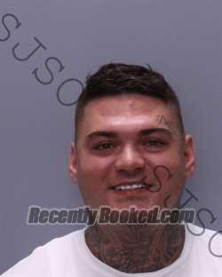 Booking photo from St Johns County, Florida