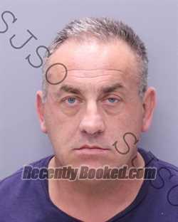 Booking photo from St Johns County, Florida