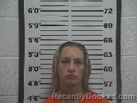 Mugshot of Alexis Lee Podlasiak booked in Belmont County, Ohio on July 7, 2026