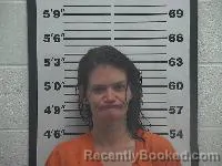 Mugshot of Ashley Marie Lindsay booked in Belmont County, Ohio on June 11, 2026