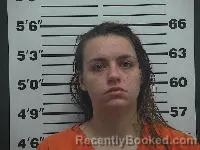 Mugshot of Alena Elizabeth Robinson booked in Belmont County, Ohio on April 10, 2026