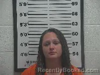 Mugshot of Kaitlyn Marie Kuhn booked in Belmont County, Ohio on August 24, 2026