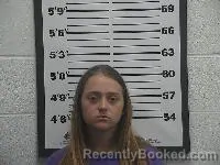 Mugshot of Samantha Dawn Pavell booked in Belmont County, Ohio on April 28, 2026