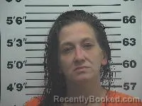 Mugshot of Amber Lynne Folda booked in Belmont County, Ohio on May 13, 2026