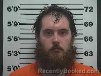 Mugshot of Brandon Lee Hunter booked in Belmont County, Ohio on April 3, 2026