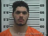 Mugshot of Gabriel Eugene James booked in Belmont County, Ohio on April 5, 2026