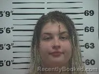 Mugshot of Angelina Rela-Jean Blizzard booked in Belmont County, Ohio on September 4, 2026