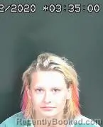 Mugshot of MERANDA JO WATSON booked in Brown County, Ohio on March 22, 2026