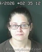Mugshot of SHELBY ILENE INMAN booked in Brown County, Ohio on July 14, 2026
