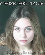 Mugshot of Jada Mckenzie Bowling booked in Brown County, Ohio on August 17, 2026