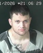 Mugshot of Tyler Douglas Fulton booked in Brown County, Ohio on October 1, 2026