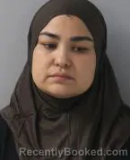 Mugshot of DURDONA ERGASHOVNA ISLAMOV booked in Butler County, Ohio on June 13, 2026