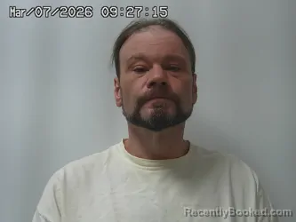 Mugshot of KEVIN DUNSTON booked in Champaign County, Ohio on March 7, 2026