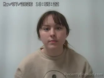 Mugshot of ADDISON BEARD booked in Champaign County, Ohio on March 7, 2026