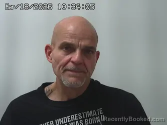 Mugshot of CHARLES ALEXANDER booked in Champaign County, Ohio on March 18, 2026