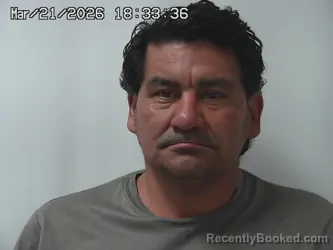 Mugshot of BERNABE ESPINOZA booked in Champaign County, Ohio on March 21, 2026