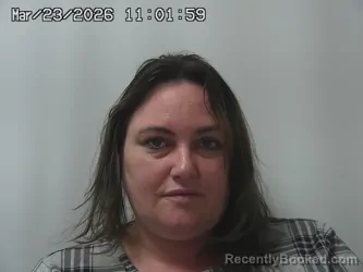 Mugshot of SAMANTHA ANKROM booked in Champaign County, Ohio on March 23, 2026