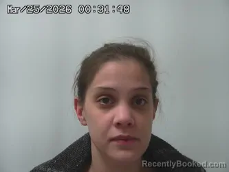 Mugshot of MADISON BAKER booked in Champaign County, Ohio on March 25, 2026