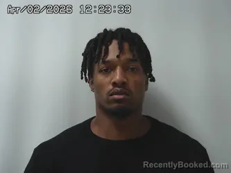 Mugshot of KHARY HUDSON booked in Champaign County, Ohio on April 2, 2026