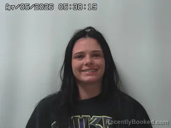 Mugshot of MADISON RENZI booked in Champaign County, Ohio on April 5, 2026