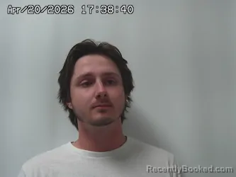 Mugshot of TYLER EDGINGTON booked in Champaign County, Ohio on April 20, 2026