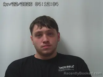 Mugshot of BLAKE BUSEK booked in Champaign County, Ohio on April 22, 2026