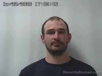 Mugshot of GEOFFREY BLUM booked in Champaign County, Ohio on April 22, 2026