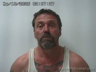Mugshot of MARK MILLER booked in Champaign County, Ohio on May 18, 2026