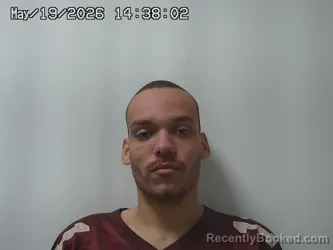Mugshot of DARIOUS KENDALL booked in Champaign County, Ohio on May 19, 2026