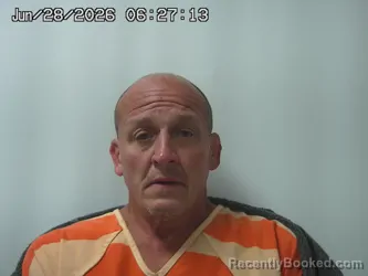 Mugshot of BRETT HENDERSON booked in Champaign County, Ohio on June 28, 2026