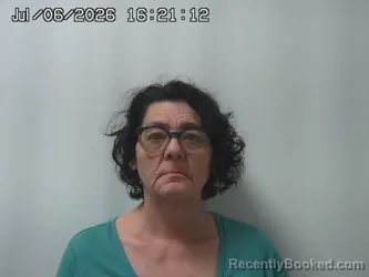 Mugshot of CORINE MINDIGO booked in Champaign County, Ohio on July 6, 2026