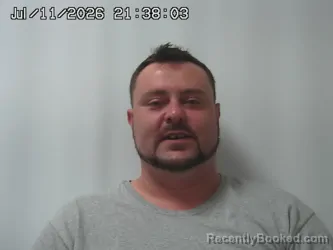 Mugshot of MATTHEW ULMER booked in Champaign County, Ohio on July 11, 2026