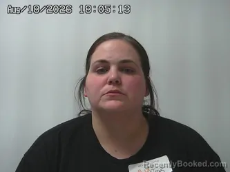 Mugshot of Sarah Willman booked in Champaign County, Ohio on August 18, 2026