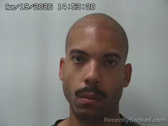 Mugshot of Brian Cabrera booked in Champaign County, Ohio on August 19, 2026