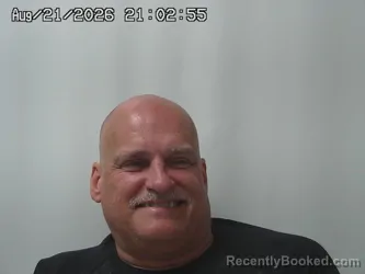 Mugshot of Roger Poplin booked in Champaign County, Ohio on August 21, 2026