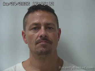 Mugshot of Carl Cook booked in Champaign County, Ohio on August 24, 2026