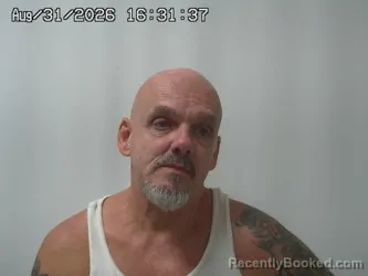 Mugshot of Christopher Murray booked in Champaign County, Ohio on August 31, 2026