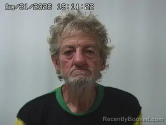 Mugshot of Ronald Cantrell booked in Champaign County, Ohio on August 31, 2026