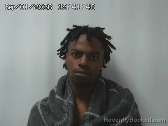 Mugshot of Da'lontay White booked in Champaign County, Ohio on September 1, 2026