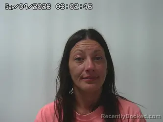 Mugshot of Rebecca Stokes booked in Champaign County, Ohio on September 4, 2026
