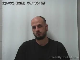 Mugshot of Donald Justus booked in Champaign County, Ohio on September 5, 2026