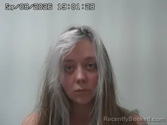 Mugshot of Isabelle Mensink booked in Champaign County, Ohio on September 8, 2026