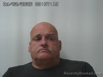 Mugshot of Roger Poplin booked in Champaign County, Ohio on October 2, 2026