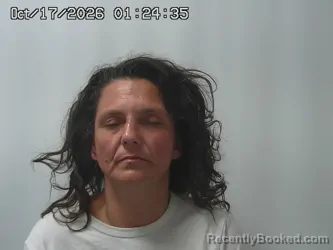 Mugshot of Barbara Chandler booked in Champaign County, Ohio on October 17, 2026