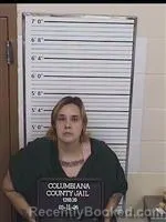 Mugshot of SHANTEE MARIE CHAMBERLAIN booked in Columbiana County, Ohio on March 11, 2026