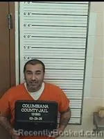 Mugshot of JUAN G ANCHONDO booked in Columbiana County, Ohio on March 19, 2026