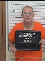 Mugshot of AARON PAUL OATES booked in Columbiana County, Ohio on March 27, 2026