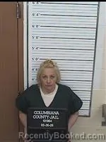 Mugshot of YVONNA MARIE PARSONS booked in Columbiana County, Ohio on March 30, 2026