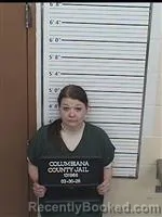 Mugshot of KALEY MARIE BRANDLE booked in Columbiana County, Ohio on March 30, 2026