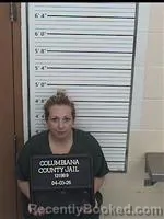 Mugshot of SERENA ALLYSON JACOBS booked in Columbiana County, Ohio on April 3, 2026